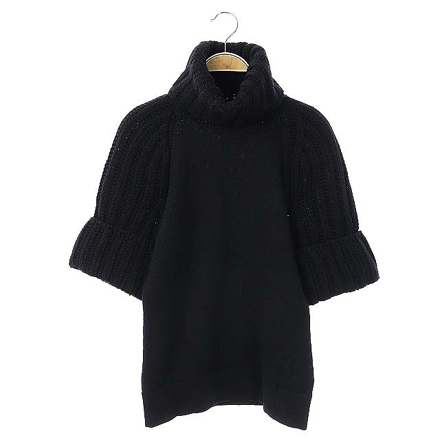 1364 FENDIフェンディ ブラック タートルネックプルオーバー 46 1364