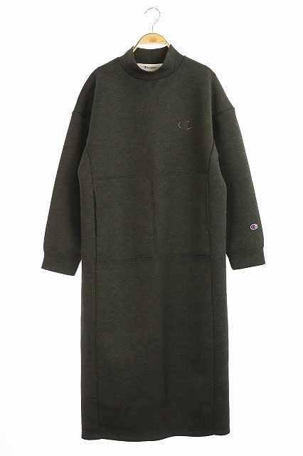 チャンピオン Champion ナノユニバース別注 Wrap Air 長袖ワンピース ロング 長袖 F グレー Es Os レディース 170 ベクトルパーク