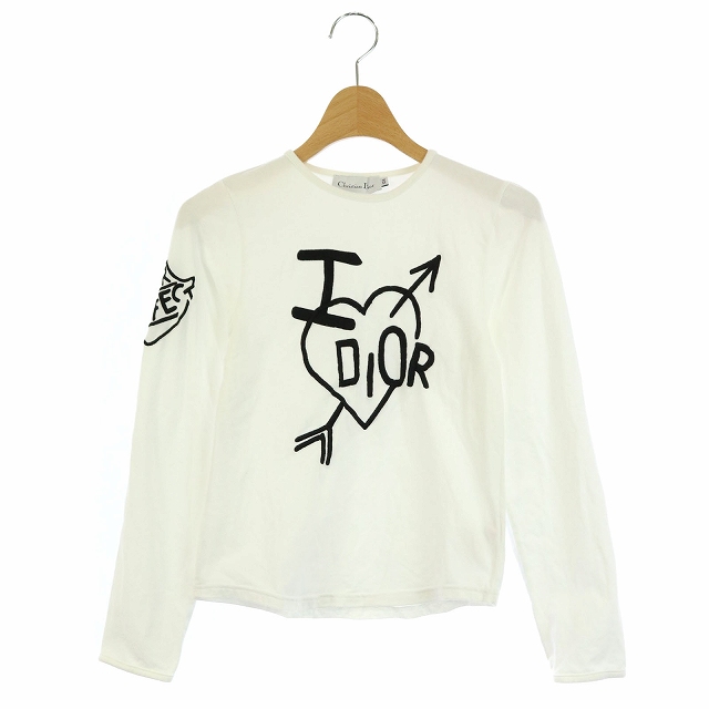 クリスチャンディオール Christian Dior 長袖 Tシャツ カットソー 刺繍