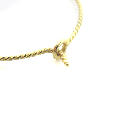 AHKAH アーカー ヴァインフープピアス k18