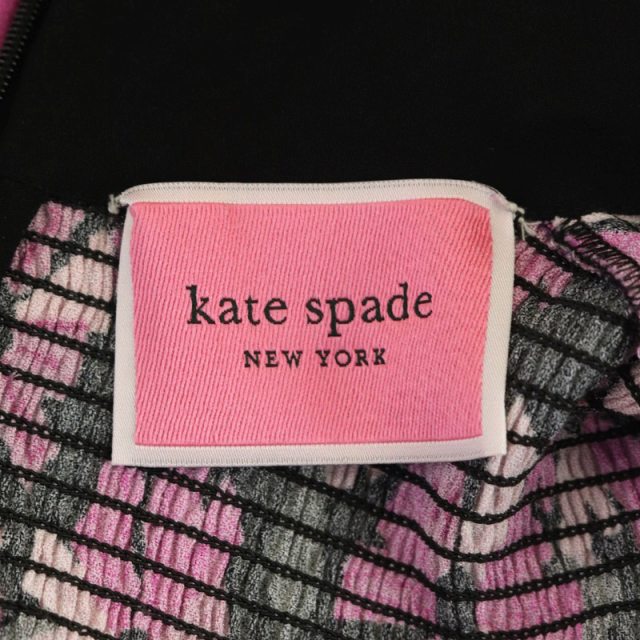 ケイトスペード KATE SPADE フローラルスモックワンピース ひざ ケイトスペード KATE SPADE フローラルスモックワンピース ひざ