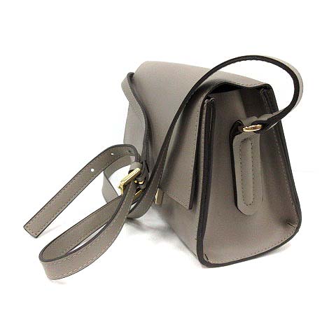 フルラ FURLA ミラノ MILANO バッグ ショルダー レザー グレー G7382  