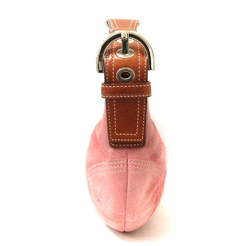 coach 希少カラー ワンハンドバッグ スエード ソーホー ピンク レザー コーチ COACH ソーホー ワンショルダーバッグ フリンジ スエード