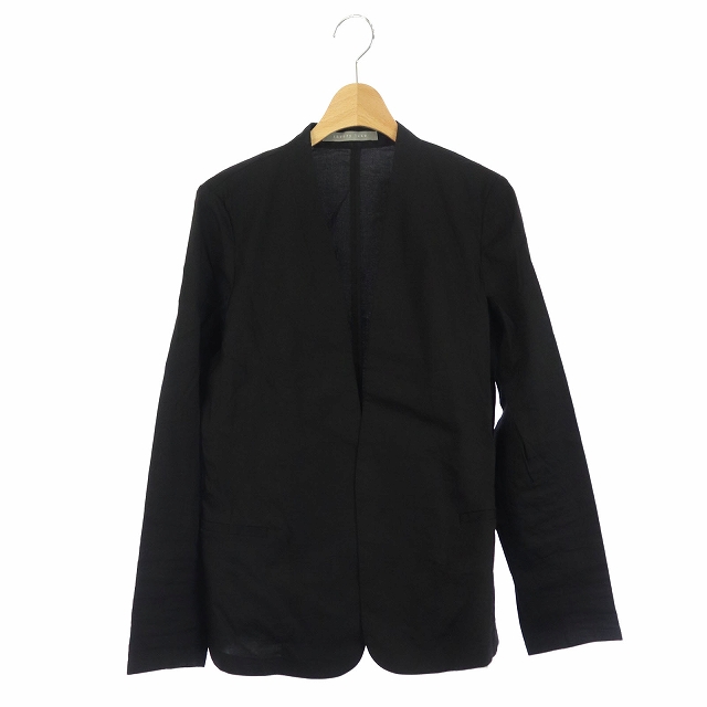 セオリーリュクス Theory Luxe 18ss Organic Crunch Neha リネンノーカラージャケット 38 黒 Kn Os レディース 170 ベクトルパーク
