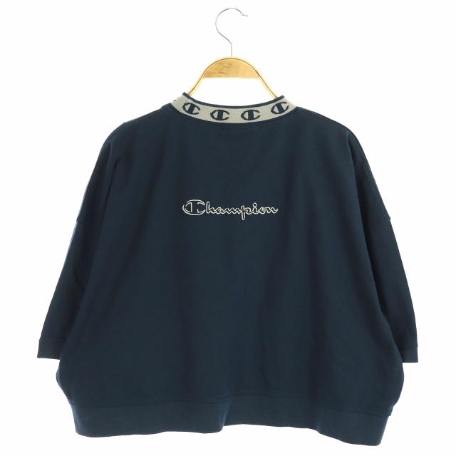 未使用品 エックスガール X Girl チャンピオン Champion コラボ 半袖 カットソー プルオーバー ワイド ショート ロゴ刺繍 クルーネック M 紺 Os レディース 170 ベクトルパーク 未使用品 エックスガール X Girl チャンピオン Champion コラボ 半袖 カットソー プルオーバー ワイド ショート ロゴ刺繍 クルーネック M 紺 Os レディース 170 ベクトルパーク