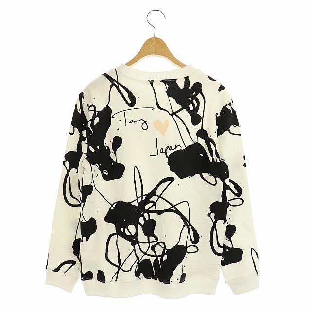 未使用品 トリーバーチ TORY BURCH 総柄スウェット カットソー プル  