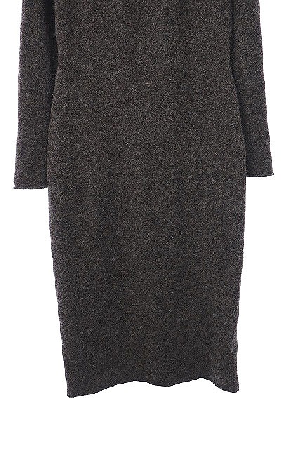 セオリー Theory aw Fine Avalon 2 Seamless Ls Dr ニットワンピース ロング 長袖 ハイネック S ダークブラウン Es Os レディース 170 ベクトルパーク
