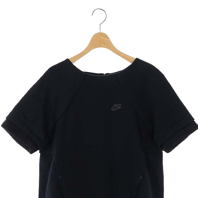 ナイキ Nike Tech Fleece Dress Mesh ワンピース ミニ 半袖 M 黒 ブラック 010 Hk Os レディース 170 ベクトルパーク