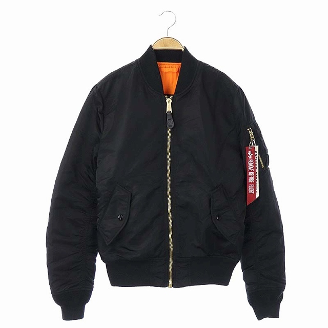 オープニングセレモニー Opening Ceremony アルファインダストリーズ Alpha Industries ジャケット Ma 1 フライトジャケット ジップアップ リバーシブル Small 黒 オレンジ Hh メンズ 170 ベクトルパーク