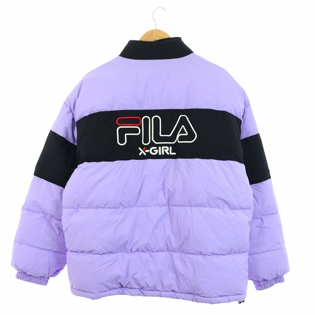 フィラ FILA × エックスガール X-girl コラボ BI-COLOR PUFF JACKET 