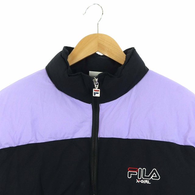 フィラ FILA × エックスガール X-girl コラボ BI-COLOR PUFF JACKET 