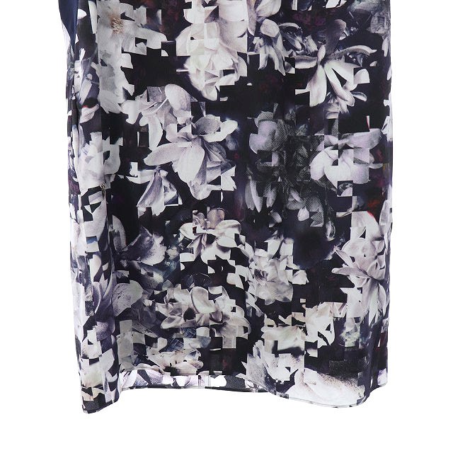 ポールスミス ブラック Paul Smith BLACK 花柄 半袖ワンピース 膝丈  