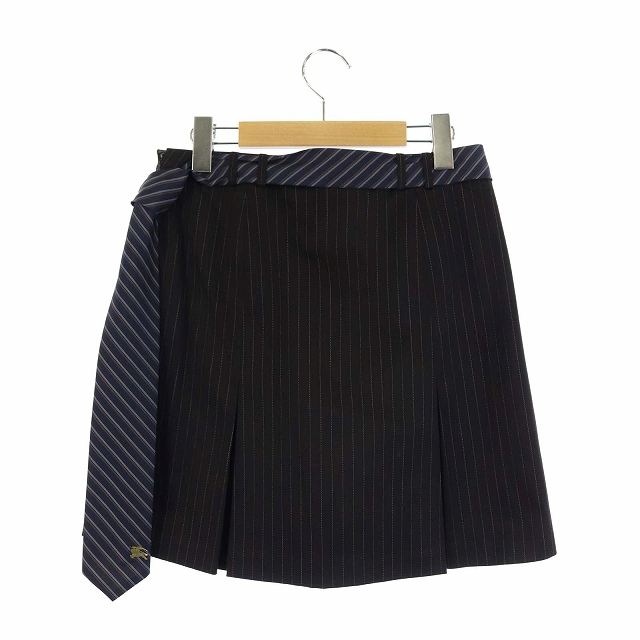 BURBERRY BLUE LABEL」 ミニスカート 38 ブラック レディース