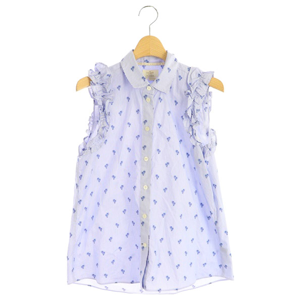 ケイトスペード KATE SPADE ブラウス シャツ ノースリーブ フリル  