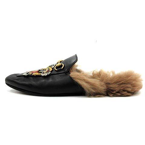 グッチ GUCCI プリンスタウン PRINCETOWN タイガー ビット ファー 
