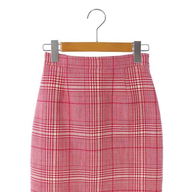 未使用品 ミュウミュウ miumiu チェック タイトスカート ロング  