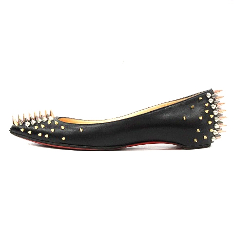クリスチャンルブタン Christian louboutin フラットシューズ ポイン 