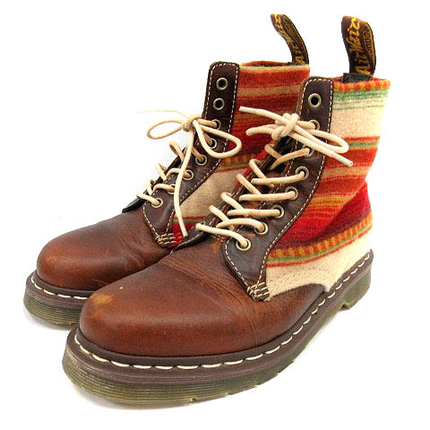 ドクターマーチン DR.MARTENS ブーツ ワーク レースアップ レザー 切替 