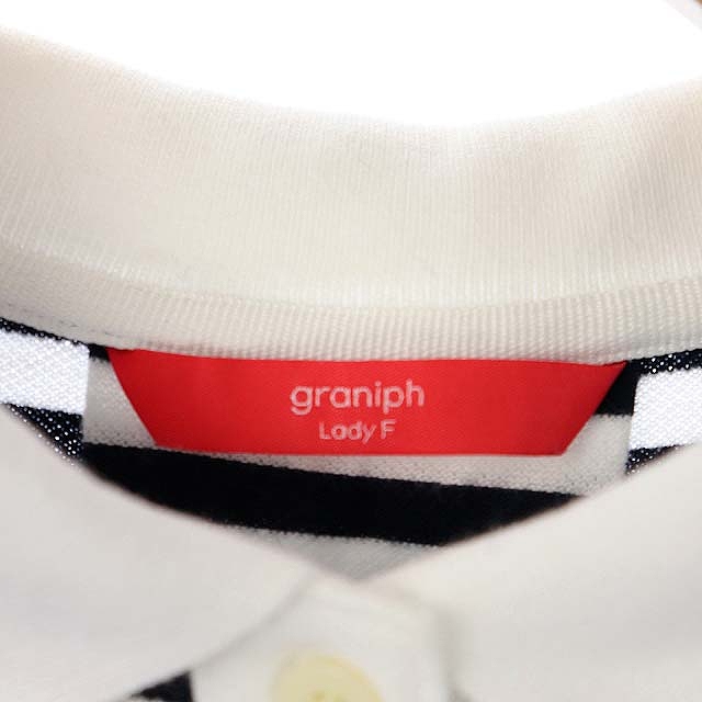 グラニフ Graniph はらぺこあおむし ボーダー ミニ ポロワンピース Aライン 半袖 F 黒 白 Hs Os レディース 170 ベクトルパーク