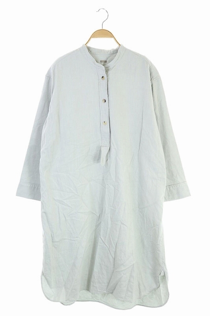 マーガレットハウエル Margaret Howell aw Brushed Cotton Twill Pj ワンピース ロング 長袖 F 薄緑 Kn Os Sh レディース 170 ベクトルパーク