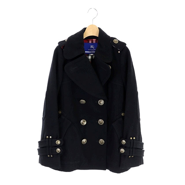 バーバリーブルーレーベル BURBERRY BLUE LABEL Pコート アウター 