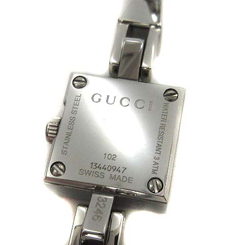 グッチ GUCCI 腕時計 Gミニ シェル文字盤 クオーツ シルバー色
