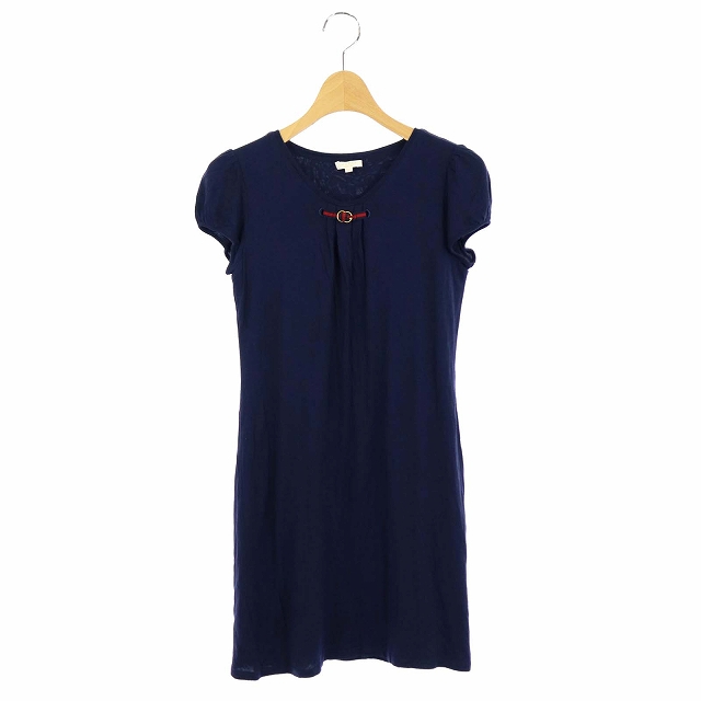 GUCCI ネイビー 半袖 ひざ丈ワンピース GUCCI ネイビー 半袖 ひざ丈ワンピース