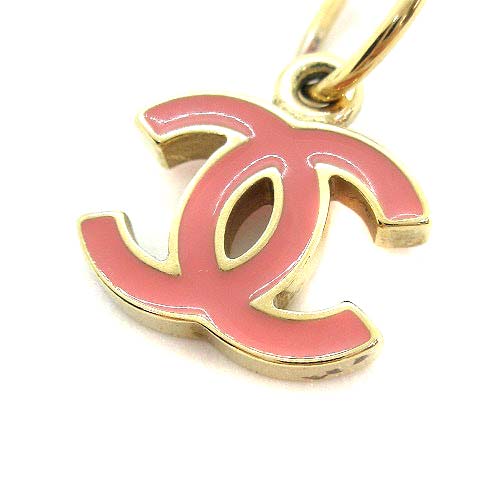 シャネル CHANEL ピアス ココマーク ロゴ ピンク ゴールド色 /YI44 