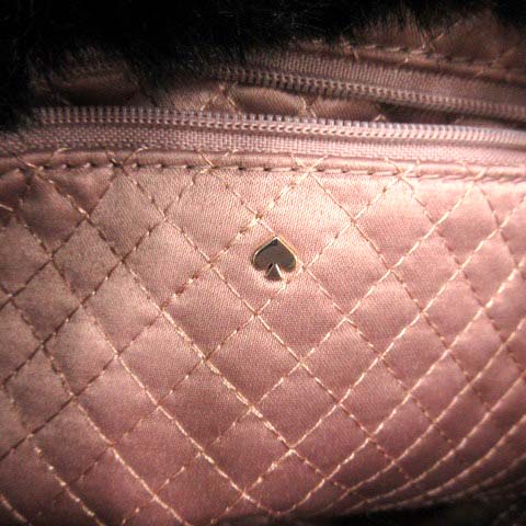 ケイトスペード KATE SPADE ハンドバッグ パーティバッグ ファー ラメ  
