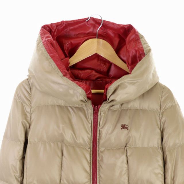バーバリーブルーレーベル BURBERRY BLUE LABEL リバーシブル ダウン 