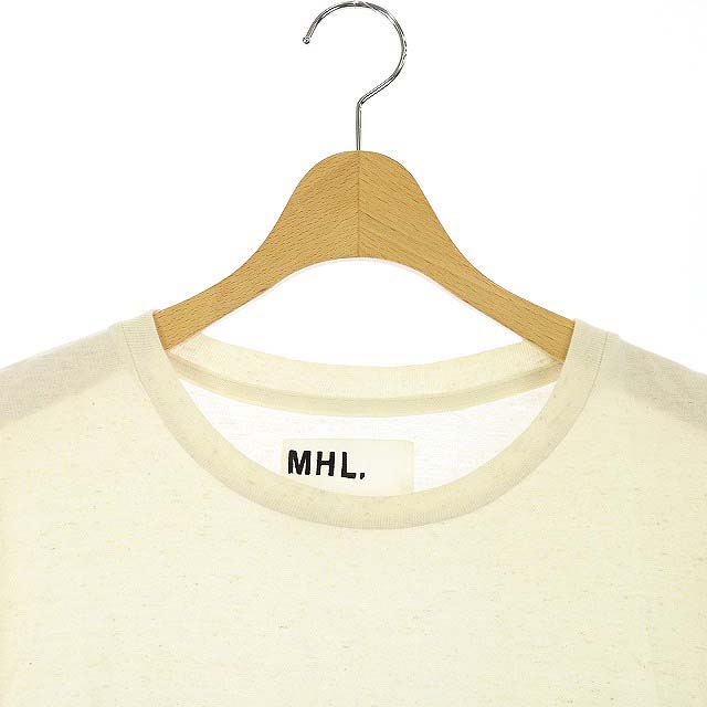 マーガレットハウエル Mhl Tシャツ カットソー 麻 リネン 半袖 M 白 ホワイト Ao Os メンズ 170 ベクトルパーク