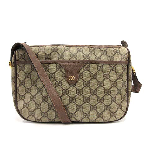 GUCCI ショルダーバッグ　GG柄 グッチ GUCCI オールド ショルダーバッグ GG柄 ヴィンテージ PVC