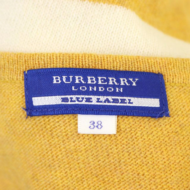 美品✨バーバリーブルーレーベル　ニット　カシミヤ混　ウール　ボーダー BURBERRY BLUE LABEL - 未使用 安室奈美恵 バーバリーブルー