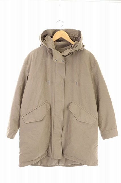 23区 オンワード樫山 aw モッズコート ミリタリー アウター ダウン ミドル丈 36 茶 ライトブラウン Cm Os レディース 170 ベクトルパーク