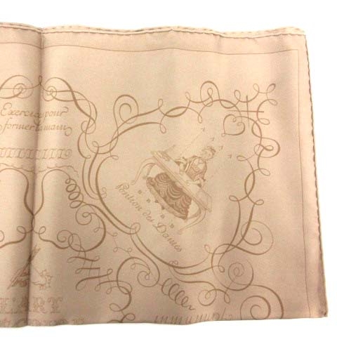 エルメス HERMES カレ45 LART DECRIRE 書の芸術 スカーフ シルク
