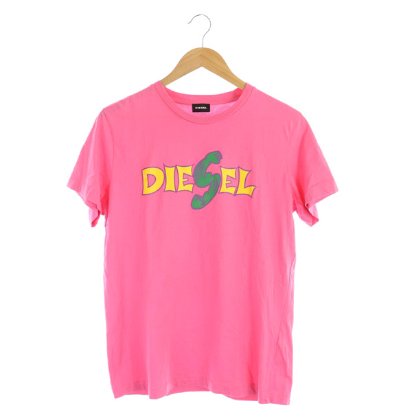 DIESEL tシャツ ピンク スリムフィット ディーゼル tシャツ ピンク スリムフィット - メルカリ