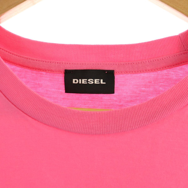 DIESEL Tシャツ レディース ピンク 新品未使用 T-ELE Tシャツ｜ピンク｜ウィメンズ｜DIESEL