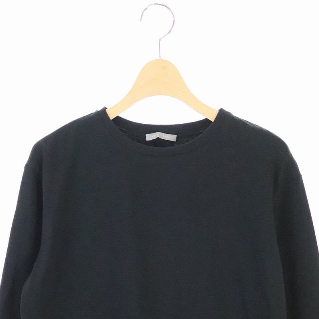 セオリーリュクス theory luxe 21SS Cozy Cotton Jenel クルーネックプルオーバー カットソー Tシャツ 長袖 038 黒 ブラック /CM ■OS レディース セオリーリュクス theory luxe 21SS Cozy Cotton Jenel クルーネックプルオーバー カットソー Tシャツ 長袖 038 黒 ブラック /CM ■OS レディース