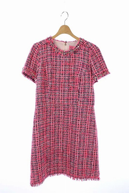 未使用品 ケイトスペード KATE SPADE 19SS Multi tweed dress 
