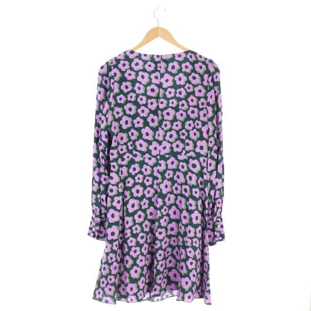 未使用品 ケイトスペード KATE SPADE flair flora fluid mini dress 