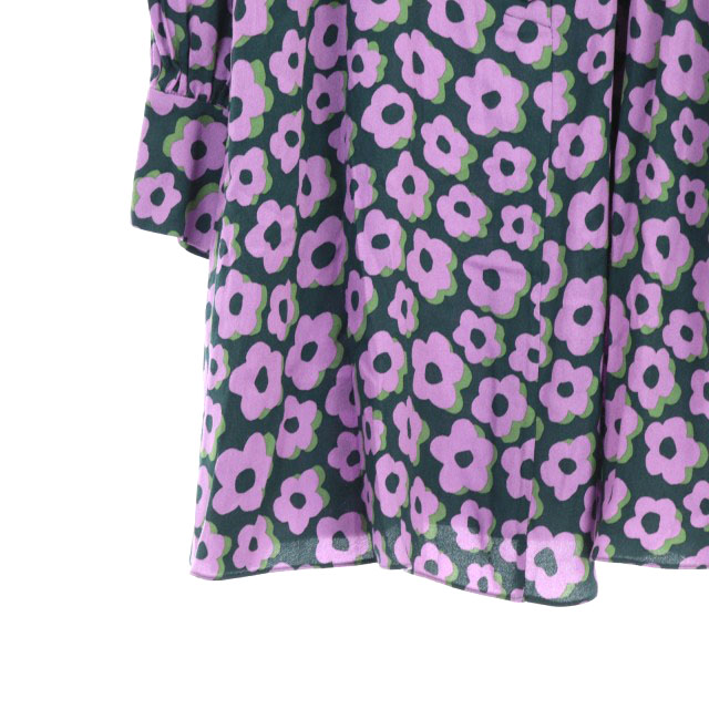 未使用品 ケイトスペード KATE SPADE flair flora fluid mini dress 
