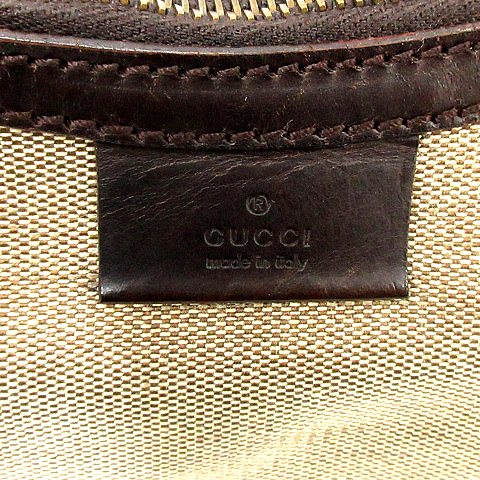 GUCCI グッチ ハンドバッグ ワンショルダーバッグ レザー 三日月 型 GGキャンバス グッチ GUCCI ワンハンド ショルダーバッグ 三日月型
