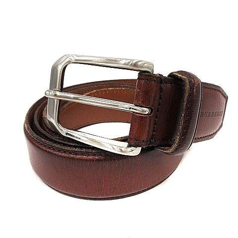 バーバリー レディース 本革 ベルト ブラウン バーバリー ブルー