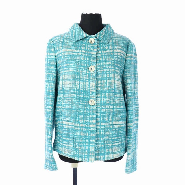プラダ PRADA ツイード セットアップ 上下 スーツ ジャケット 総裏地 