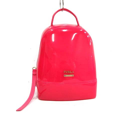 フルラ FURLA キャンディ ラバーリュックサック バックパック ピンク  
