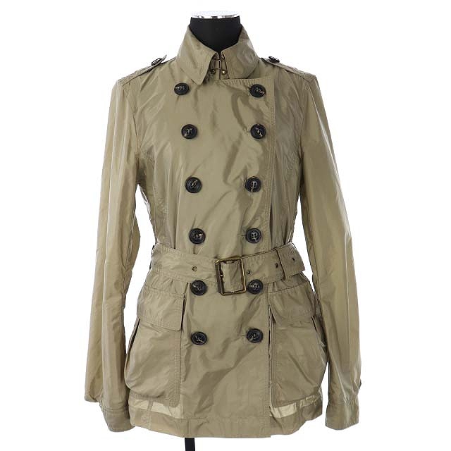 バーバリーブリット BURBERRY BRIT ナイロンショートコート ミドル丈 