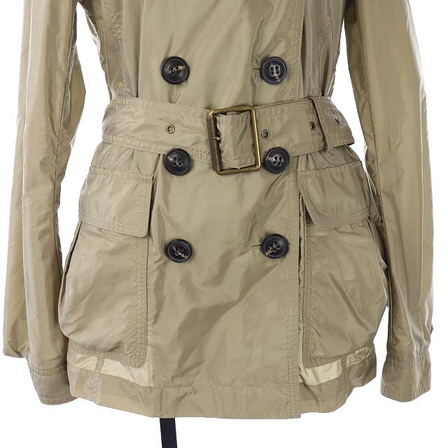 バーバリーブリット BURBERRY BRIT ナイロンショートコート ミドル丈 