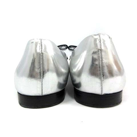 プラダ PRADA フラットシューズ パンプス ポインテッドトゥ リボン