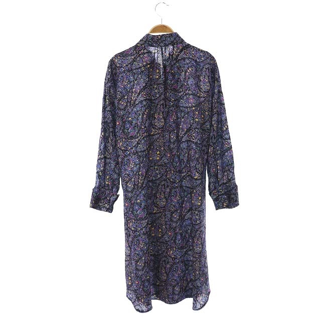 ケイタマルヤマ Keita Maruyama 花柄ウール シルク フリルワンピース ひざ丈 長袖 1 黒 ブラック マルチカラー Mf Os レディース 170 ベクトルパーク