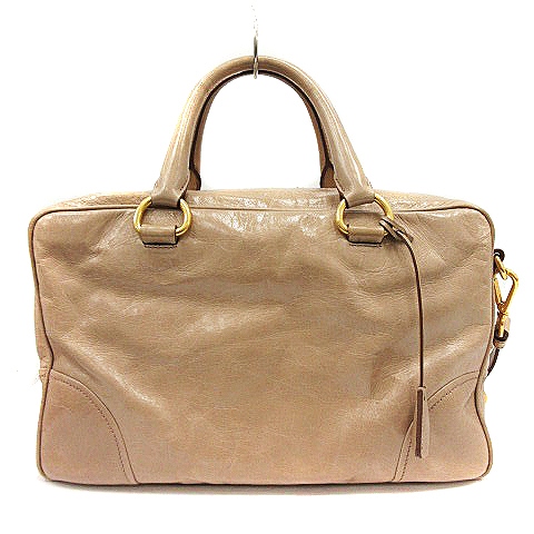 プラダ PRADA ヴィッテロ シャイン VITELLO SHINE ボストンバッグ 